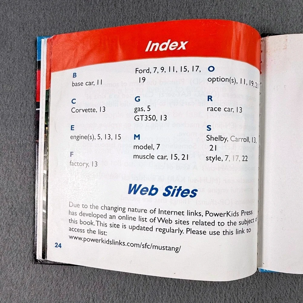 Mustang Superfast Cars Kids Book Rebecca Hawley PowerKids Press Hardcover‎